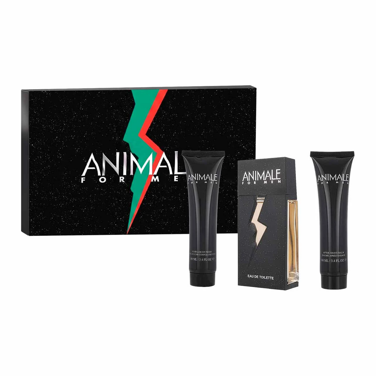Animale Estuche 3 Piezas Eau de Toilette 100ml + Gel de baño 100ml + Balsamos p/despues de afeitar 100ml