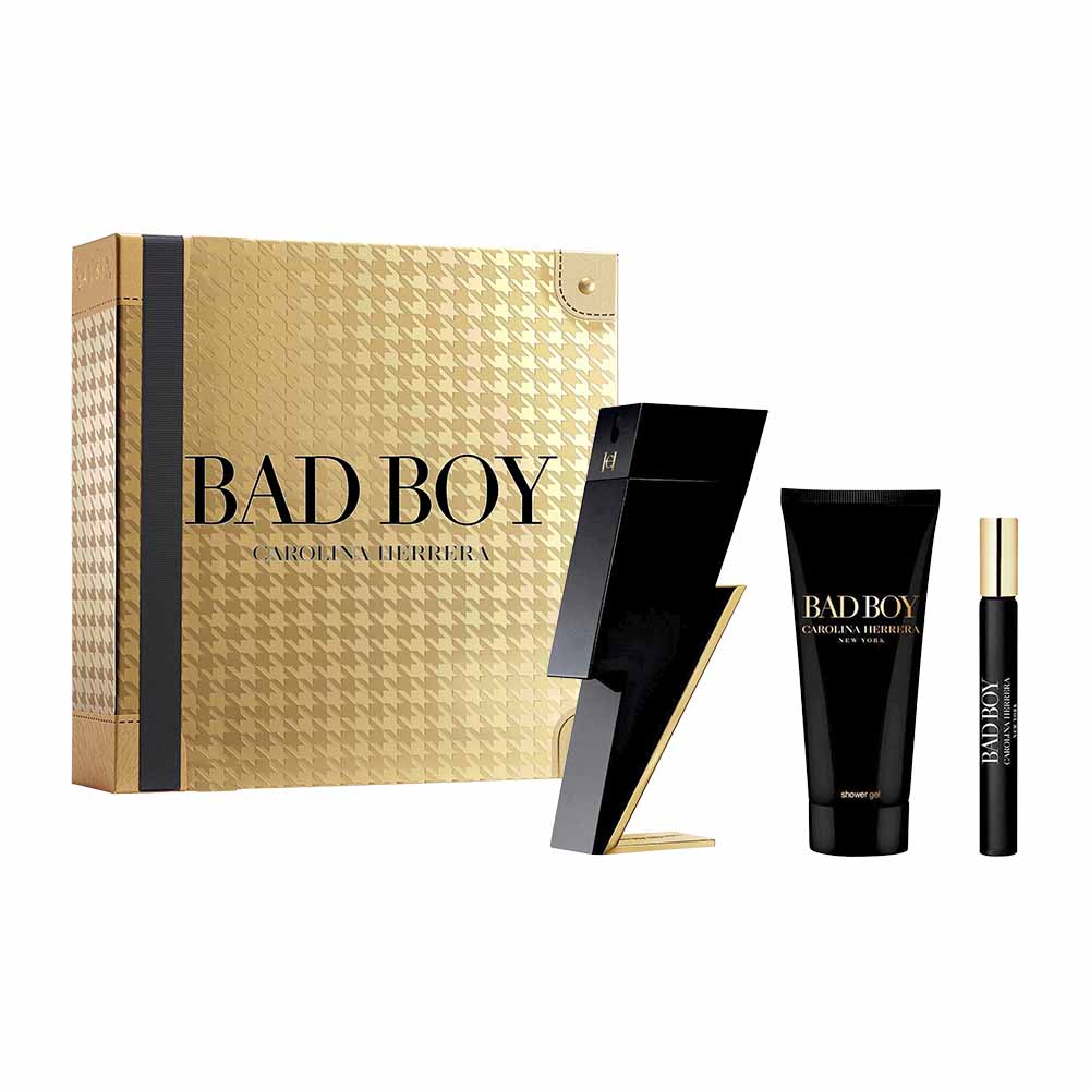 Bad Boy Estuche 3 Piezas Eau de Toilette 100ml + Gel de Baño 100ml + Miniatura 10ml de Carolina Herrera
