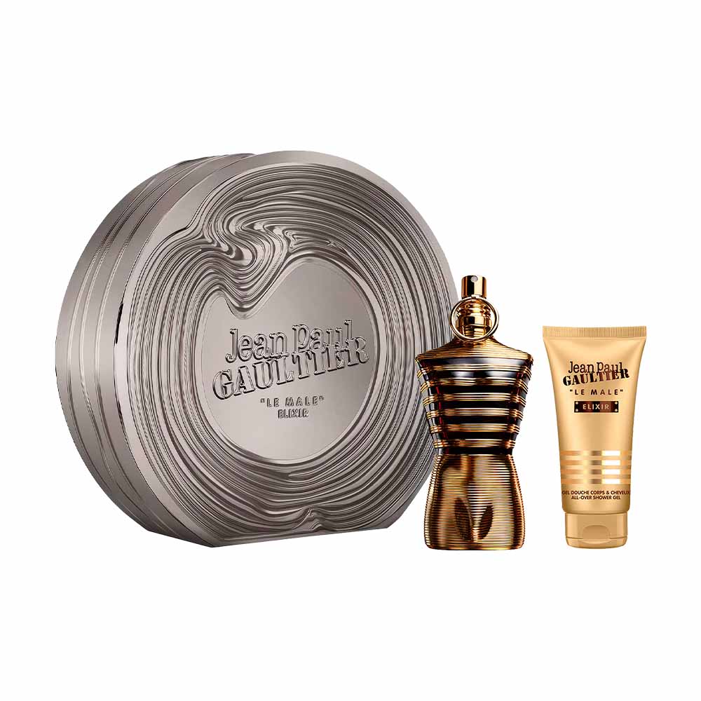 Le Male Elixir Metal Estuche 2 Piezas Caballero Parfum 125ml + Gel de baño 75ml