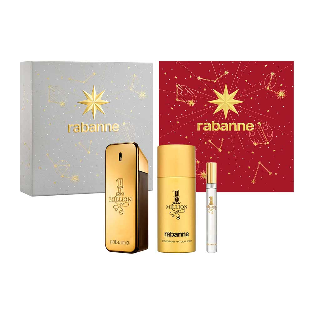 One Million Estuche 3 Piezas Caballero Eau de Toilette 100ml + Desodorante 150ml + Miniatura 10ml