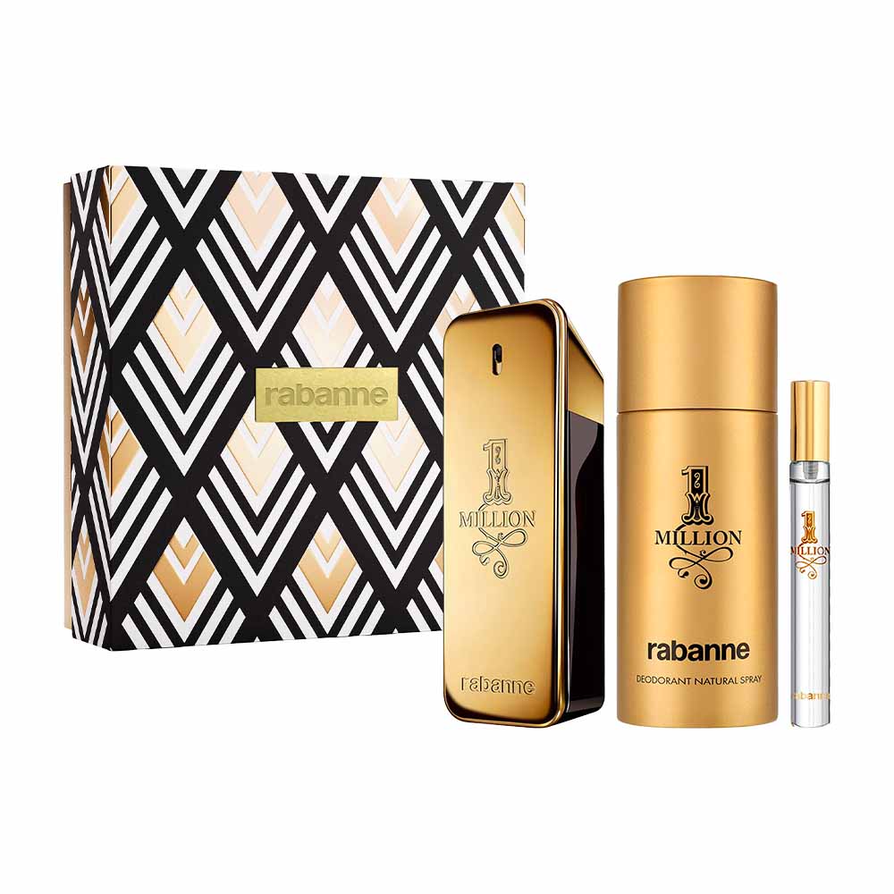 One Million Estuche 3 Piezas Caballero Eau de Toilette 100ml + Desodorante 150ml + Minuatura 10ml