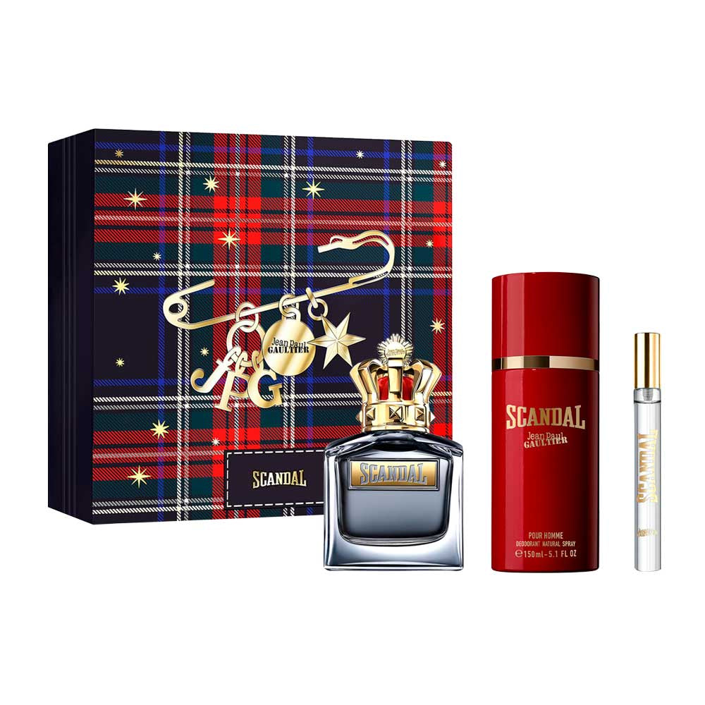 Scandal Estuche 3 Piezas Caballero Eau de Toilette 100ml + Desodorante 150ml + Miniatura 10ml
