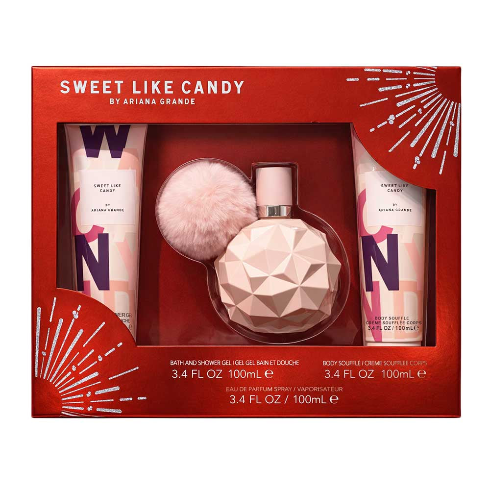 Sweet Like Candy Estuche 3 Piezas Dama Eau de Parfum 100ml + Crema Hidratante 100ml + Gel de Baño 100ml