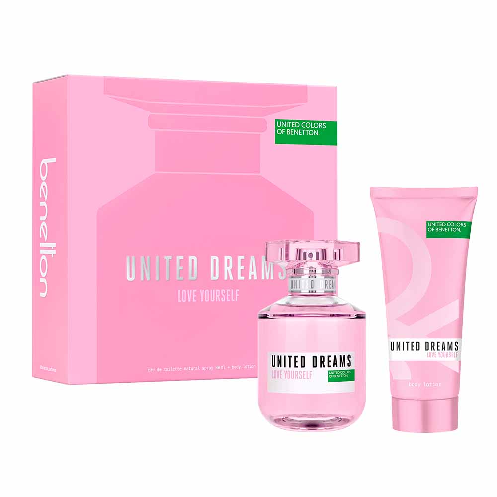 United Dreams Love Yourself Estuche 2 Piezas Dama Eau de Toilette 80ml + Locion Corporal 75ml