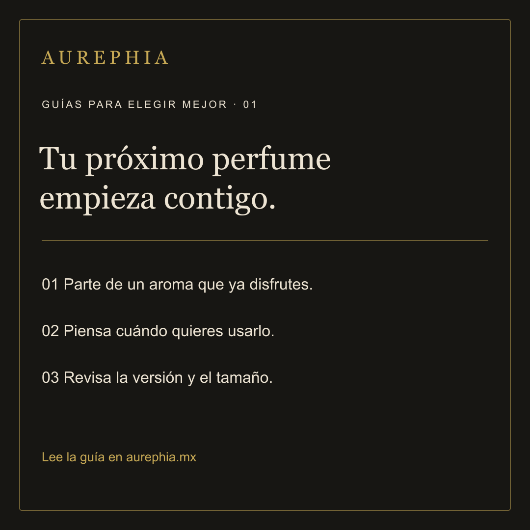 Cómo elegir un perfume en línea sin olerlo primero