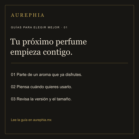 Cómo elegir un perfume en línea sin olerlo primero