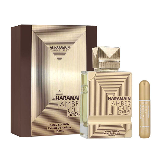 Amber Oud Gold Extreme + Refinable by Al Haramain Eau de Parfum 100ml