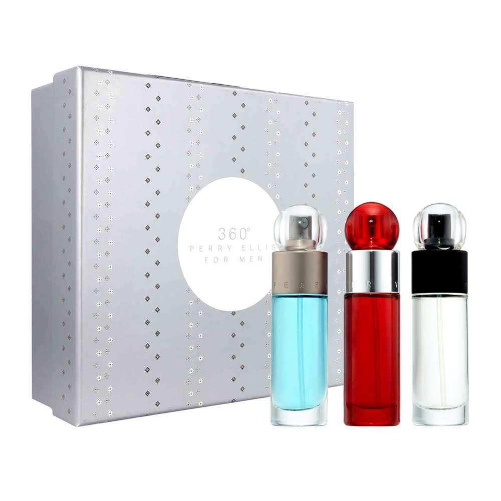 Trio 360 Estuche 3 Piezas Caballero 360 Men 30ml + Eau de Toilette Reserve 30ml + 360 Red