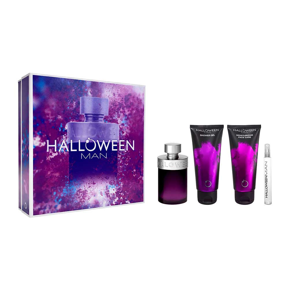 Halloween Man Estuche 4 Piezas Caballero Eau de Toilette 125ml + Shower Gel 100ml + Hidratante Facial 100ml + Miniatura 10ml