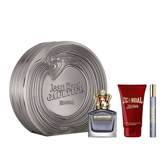 Scandal Metal Estuche 3 Piezas Caballero Eau de Toilette 100ml + Gel de Baño 75ml + Miniatura 10ml