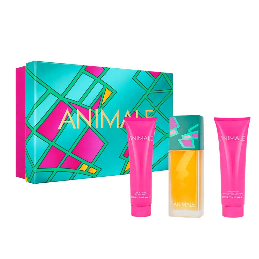 Estuche 3 Piezas Dama Eau de Parfum 100ml + Gel de Baño 100ml + Locion Corporal 100ml