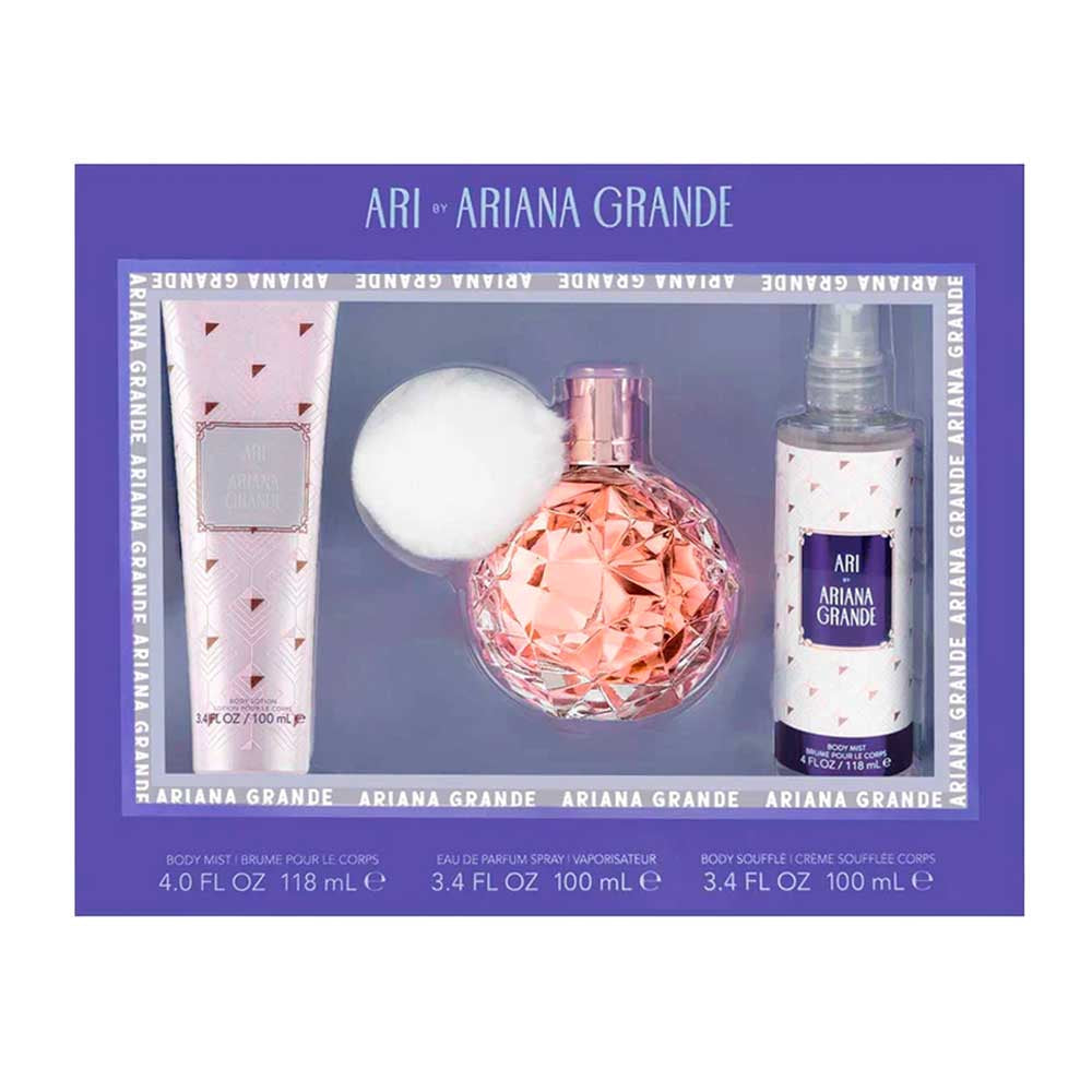 Ari by Ariana Grande Estuche 3 Piezas Dama Eau de Parfum 100ml + Locion Corporal 100ml + BODY MIST 118ml