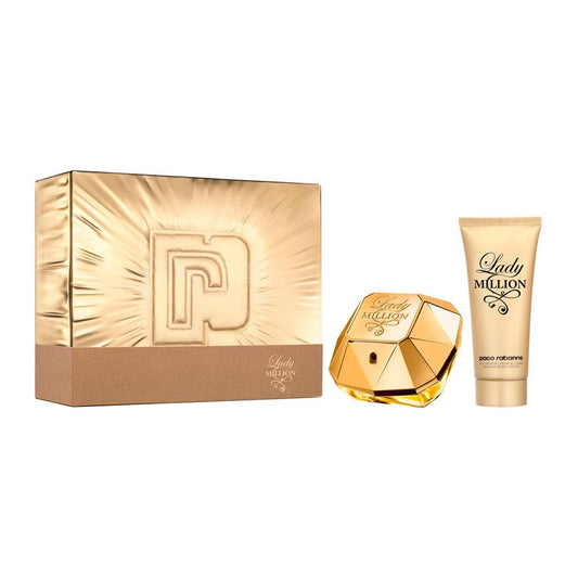 Lady Million Metal Estuche Dama 2 Piezas Eau de Parfum 80ml + Locion Corporal 100ml