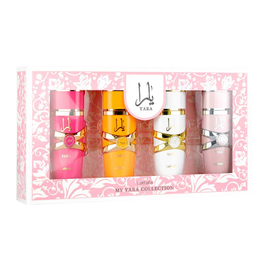 Yara Collection Estuche 4 Piezas Dama Eau de Parfum 25ml + Eau de Parfum 25ml + Eau de Parfum 25ml + 25ml