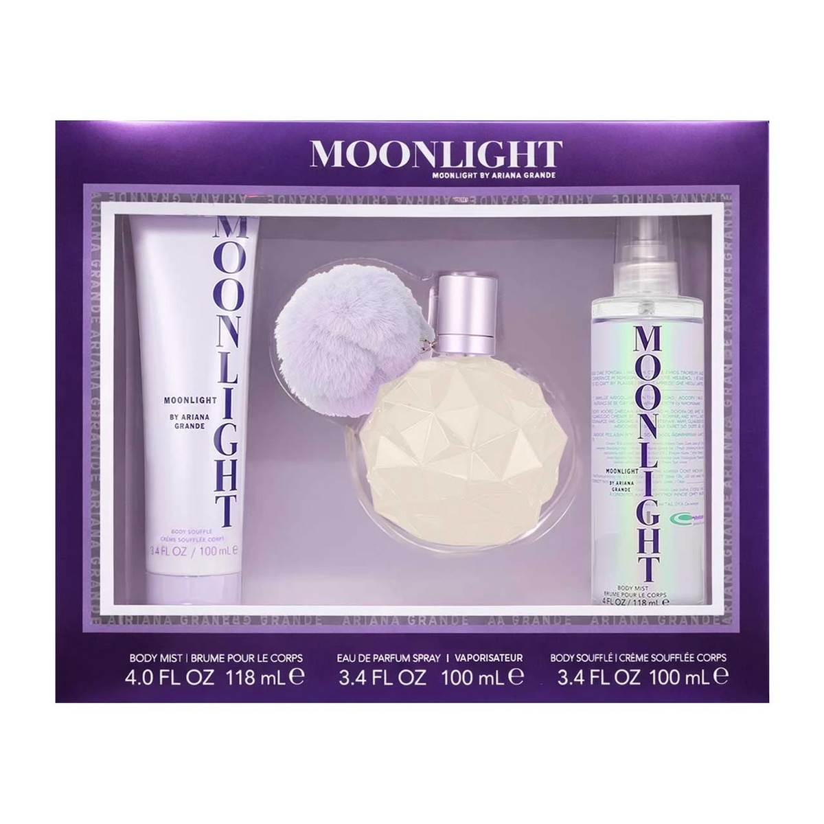 Moonlight Estuche 3 Piezas Eau de Parfum 100ml + Crema Hidratante 100ml + Gel de baño 100ml