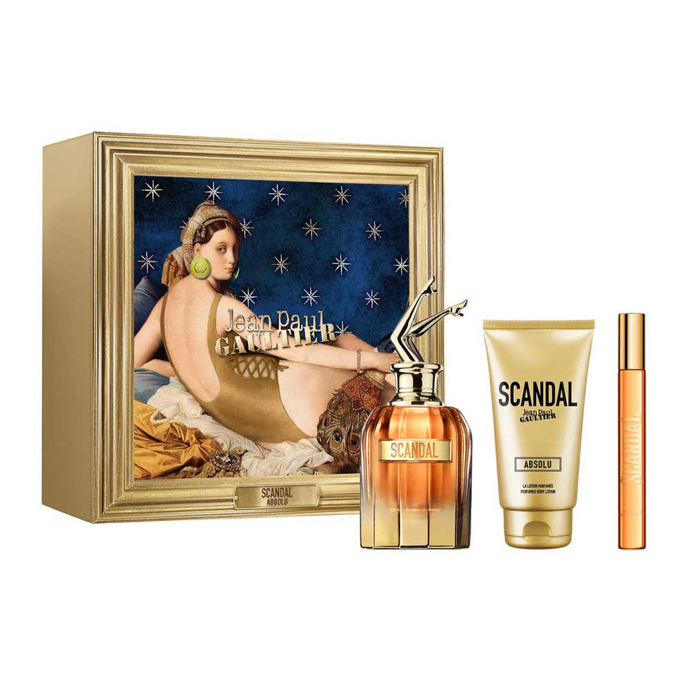 Scandal Absolu Estuche 3 Piezas Dama Eau de Parfum 80ml + Locion Corporal 75ml + Miniatura 10ml