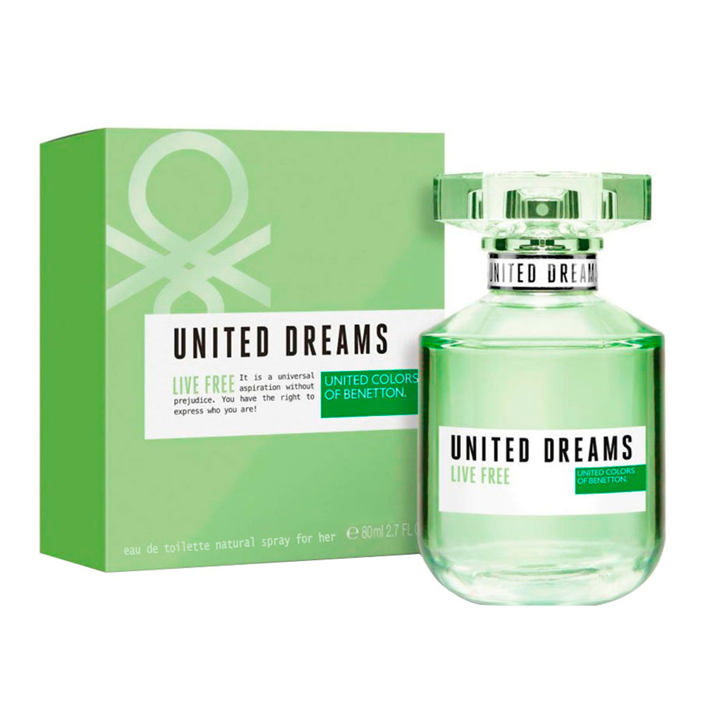 United Dreams Live Free Eau de Toilette 80ml