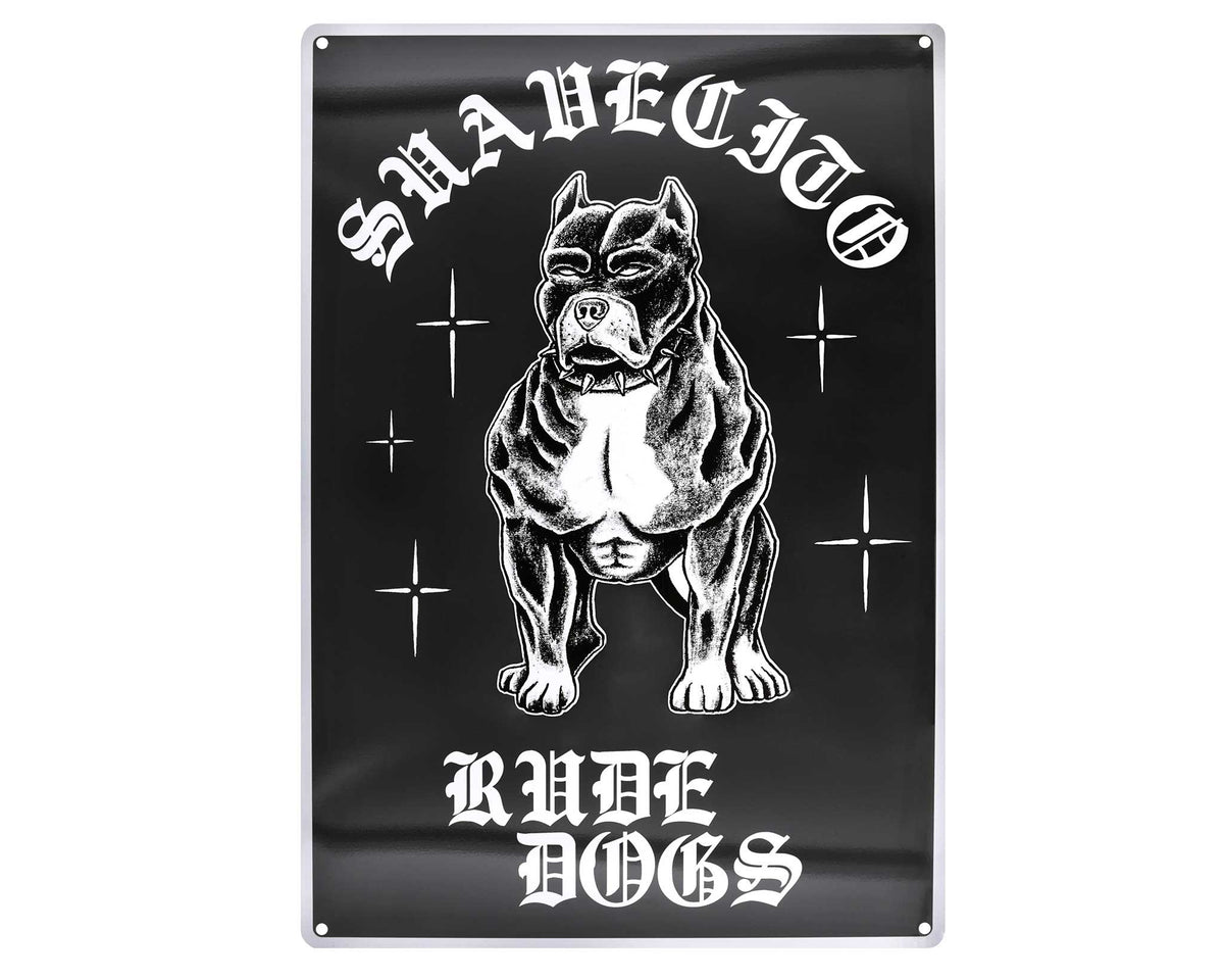 Letrero Metalico Rude Dog