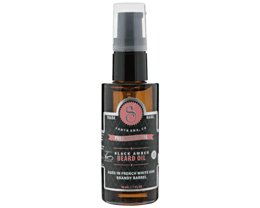 Premium blends aceite para barba black amber.